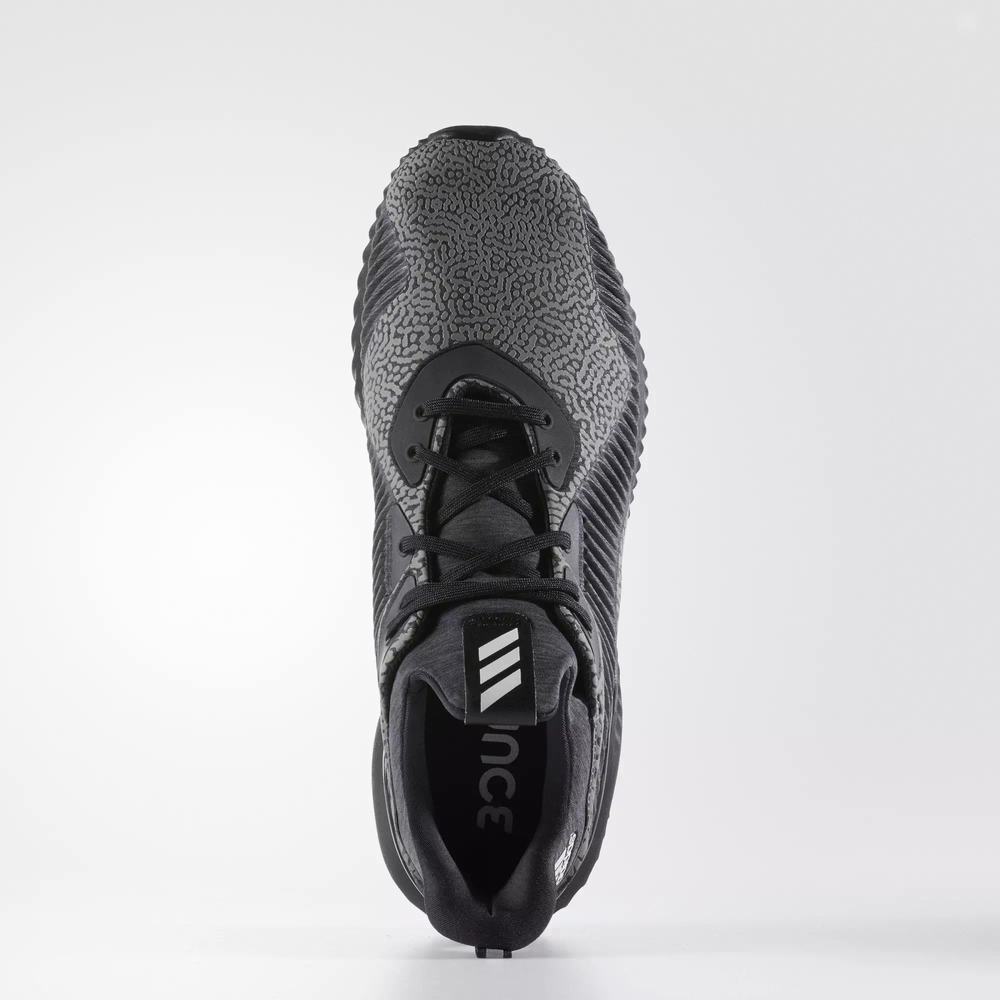 Adidas Alphabounce Reflective HPC AMS Tenis Para Correr Negros Para Hombre (MX-90058)